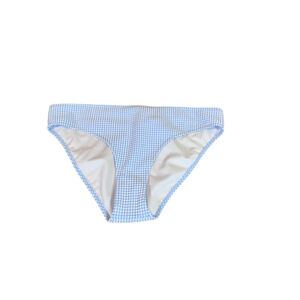 Women's Roxy Gingham Hipster Bikini Bottom XL Blue White